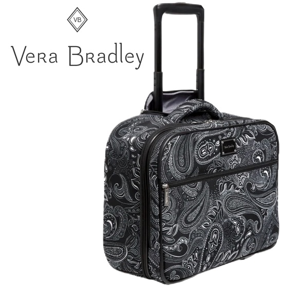 Vera Bradley Bags Vera Bradley Factory Style Rolling Work Bag In Traditional Luggage Poshmark